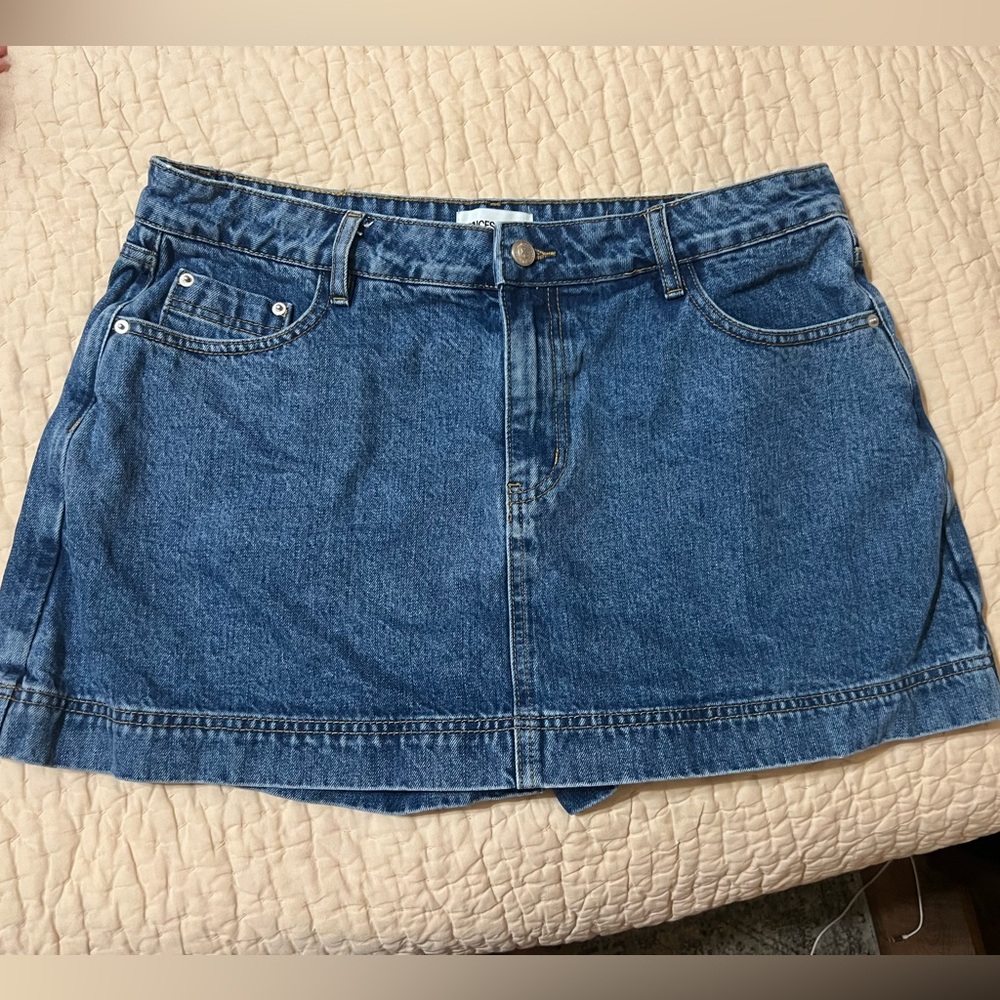 Princess Polly Blue Denim Skort
